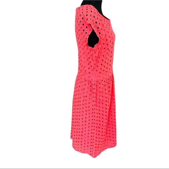 Laundry by Design Eyelet Calypso Coral Dress, Sz 10 -- NWT - Picture 6 of 11